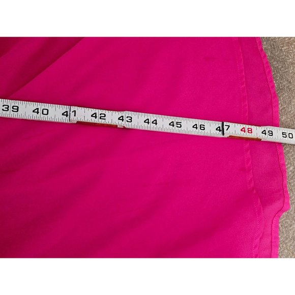 My Michelle Strapless Maxi Dress size XS Embroidered Hot Pink - Picture 7 of 9